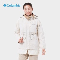 哥伦比亚 棉服女子户外防风保暖中长款滑雪服外套WR6272