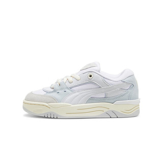 彪马（PUMA）【面包鞋】 男女同款休闲板鞋 PUMA-180 389267 白-银色-13 44.5