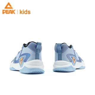 PEAK 匹克 童鞋儿童篮球鞋专业实战球鞋男童鞋透气防滑运动鞋 天空兰 39