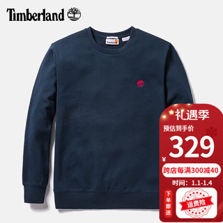 Timberland添柏岚卫衣加绒男装秋冬户外通勤休闲保暖抓绒套头衫A5SF8 A5SF8433/深宝蓝色 XL/185