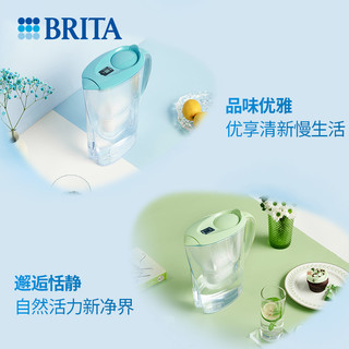 BRITA 碧然德 滤水壶去水垢2.4L净水器1壶8滤芯限量