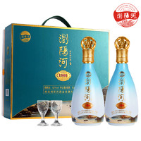 老姜山 浏阳河1988礼盒装53度酱香型白酒500mL*2瓶送酒杯过节送礼盒整箱