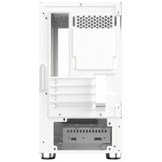 半岛铁盒（PADO）毕方mini 白色海景房 M-ATX 台式机电脑主机箱（无A柱/双面钢化玻璃/前 毕方mini白色+五把半岛铁盒G12风扇