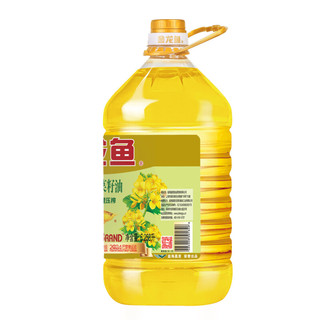 金龙鱼特选一级菜籽油5.258L非转基因压榨菜油植物油家用炒菜油食用油 特选一级菜籽油5.258L