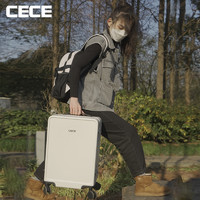 CECE ins铝框行李箱20寸登机箱女24寸拉杆箱男旅行密码箱