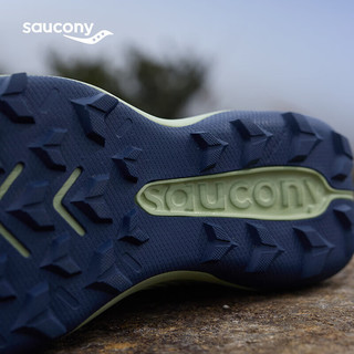 saucony 索康尼 炽焰BLAZE TR缓震户外耐磨越野跑鞋女跑山运动鞋白绿39