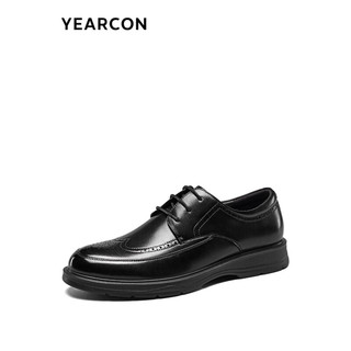 YEARCON 意尔康 男士布洛克商务休闲皮鞋