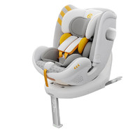elittle 逸乐途 安全座椅360度旋转儿童0-7岁汽车载小巨蛋婴儿座椅 Pro版-月白灰