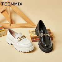 TEENMIX 天美意 2023春新款商场同款简约复古乐福鞋女鞋CX339AA3