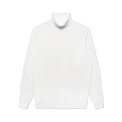 GXG 白色含羊毛高领毛衣 GD1101329