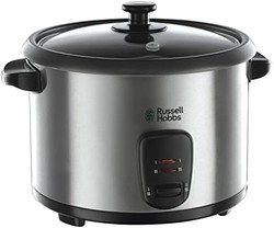 Russell Hobbs 领豪 19750 电饭煲和蒸锅,1.8升,银色