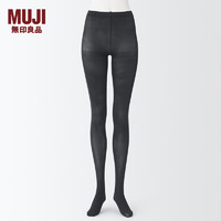 MUJI 無印良品 无印良品（MUJI）女式 支撑型 80D 裤袜 连脚袜 DGF07A3A 深灰色 XS(身高145-150臀围80-85)