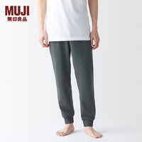 无印良品（MUJI）男式 毛圈 裤子 男士睡裤家居男款春季 FB0Y7A4S 炭灰色 M(170/80A)