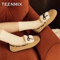 Teenmix/天美意冬保暖雪地靴毛毛女鞋BF201DM2