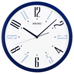 SEIKO 精工 日本精工14英寸时钟现代简约大方卧室客厅静音扫秒石英挂钟