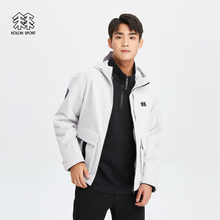 KOLON SPORT/可隆羽绒内胆三合一 男子户外GTX夹克外套【50周年款】 浅灰色LG 175/L