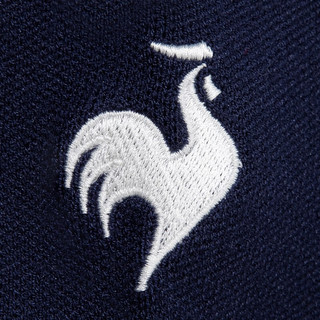 乐卡克（Le coq sportif）法国公鸡新年双旦款男款24三色系列立领撞色毛衫外套 藏青色/D01 M 常规款