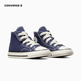 Converse匡威童鞋婴童1970S高帮帆布鞋冬鞋子 深蓝 25