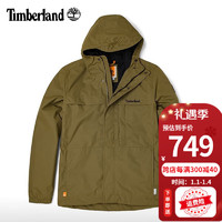 Timberland 冲锋外套男户外运动休闲防风工装夹克A695W302/绿色
