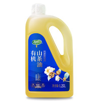 移动端、京东百亿补贴：RunXin 润心 山茶油有机油茶籽油1.25L  plus 89.3元