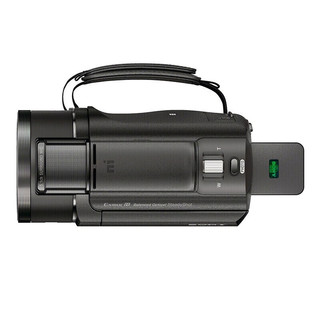 索尼（SONY）FDR-AX45A 4K高清数码摄像机 直播家用录像机（含256G卡+备电+包+卡色金环UV+麦克风+三脚架）