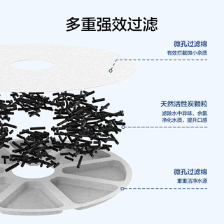 京东京造 宠物饮水机滤芯6片