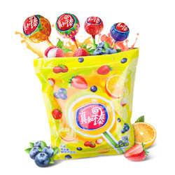真知棒 什锦水果味棒糖约20支190g袋装 糖果零食儿童零食喜糖硬糖