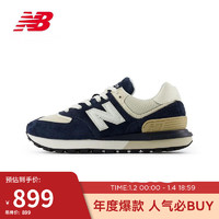 NEW BALANCE 24年男鞋女鞋574LG系列复古经典百搭运动休闲鞋U574LGRN 42.5