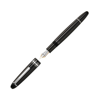 MONTBLANC 万宝龙 钢笔 大班系列 146/2850 黑杆白夹 F尖 单支装