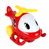 宝丽儿童玩具飞机套装惯性回力功能小飞机卡通飞机男女孩宝宝玩具 卡通小飞机单支装（一个）