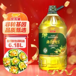 金龙鱼食用油橄榄鲜生食用植物调和油618l非转基因
