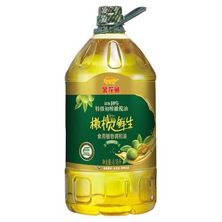 金龙鱼 食用油 橄榄鲜生食用植物调和油6.18L(非转基因)