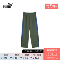 彪马（PUMA） 男女同款运动休闲长裤 T7 PANTS 628204 军绿色-76 S(170/70A)