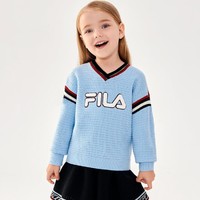 FILA 斐乐 女童（105-165）毛衣儿童保暖舒适宽松柔软日常毛衣
