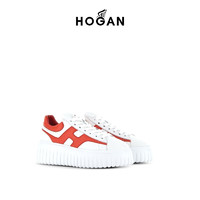 HOGAN H-STRIPES系列 女士低帮休闲鞋 HXW6450FE90LE92AS1 白/红 36