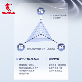 QIAODAN 乔丹 风行pro精英缓震进阶跑鞋男鞋2024春季专业训练运动鞋 黑色/银色 42