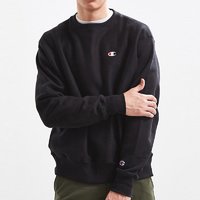 Champion 清仓价Champion美版加绒卫衣冠军男女同款刺绣双标logo套头衫集货