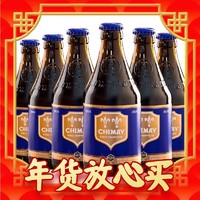 88VIP：CHIMAY 智美 比利时智美蓝帽修道院啤酒330mlx6瓶小麦精酿啤酒组合装