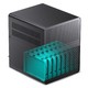JONSBO 乔思伯 N3 NAS迷你铝机箱ITX主板多媒体服务器网络存储热插拔8盘位