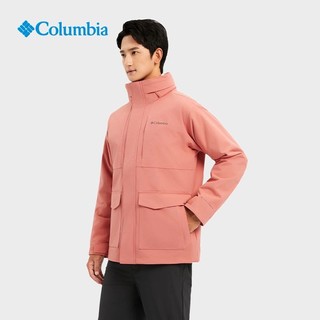 哥伦比亚 男女同款防水冲锋衣抓绒内胆三合一外套WE8717