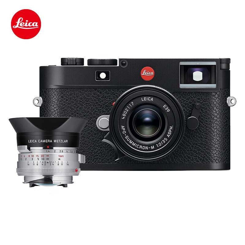 Leica 徕卡 M11黑色+M 35mm f/1.4 经典复刻镜头M11旁轴数码相机镜头套机