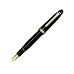 SAILOR 写乐 钢笔 标准鱼雷系列 11-1521 黑金 MF尖 单支礼盒装