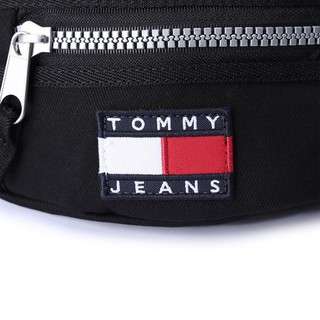 TOMMY HILFIGER Tommy Jeans 男刺绣旗标LOGO提花插扣背带拉链斜挎腰包AM0AM07142