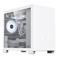 PADO 半岛铁盒 N3白色 桌面电脑台式机主机箱（支持M-ATX主板/240水冷/简易理线）
