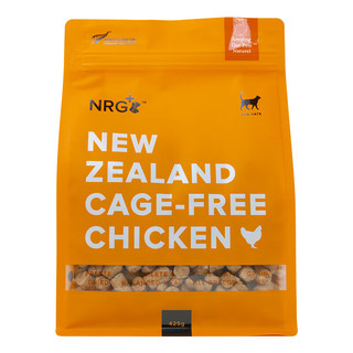 NRG+新西兰冻干零食 主食级生骨肉猫粮 冷冻干燥无谷配方猫粮 鸡肉口味 425g