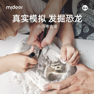 mideer 弥鹿 恐龙化石考古挖掘玩具霸王龙骨架模型儿童挖宝新年 考古挖掘-翼龙