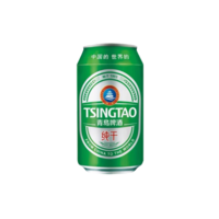 88VIP：TSINGTAO 青岛啤酒 纯干330ml*24罐干爽清醇 麦香浓郁 整箱装