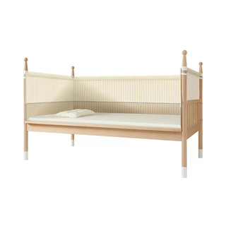 巴布豆高同学拼接床加宽儿童床实木高护栏床边床平接宝宝床婴儿床