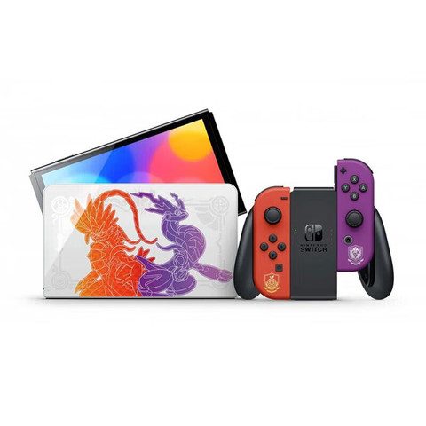 省900元】任天堂游戏机_Nintendo 任天堂Switch日版OLED 宝可梦朱