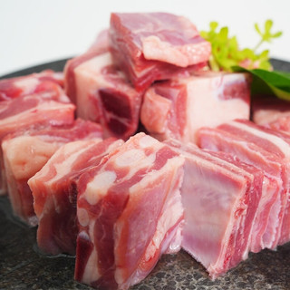 带骨羔羊羊肋排切块 内蒙羊肉 煎烤涮煮清真冷冻生鲜 500g（1斤装）